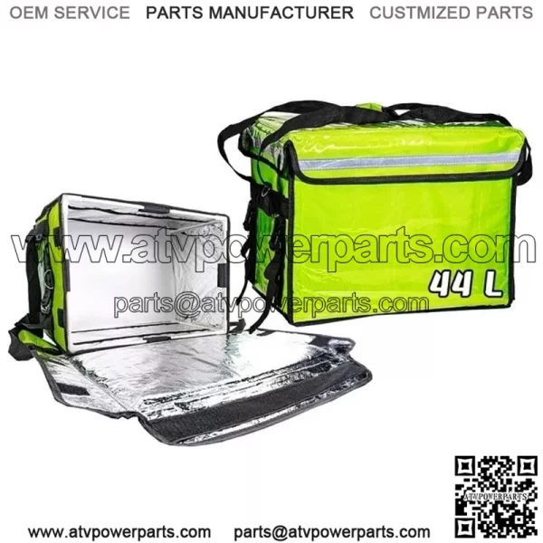 Food Delivery Box For Motorcycles Scooters 44L(Green)