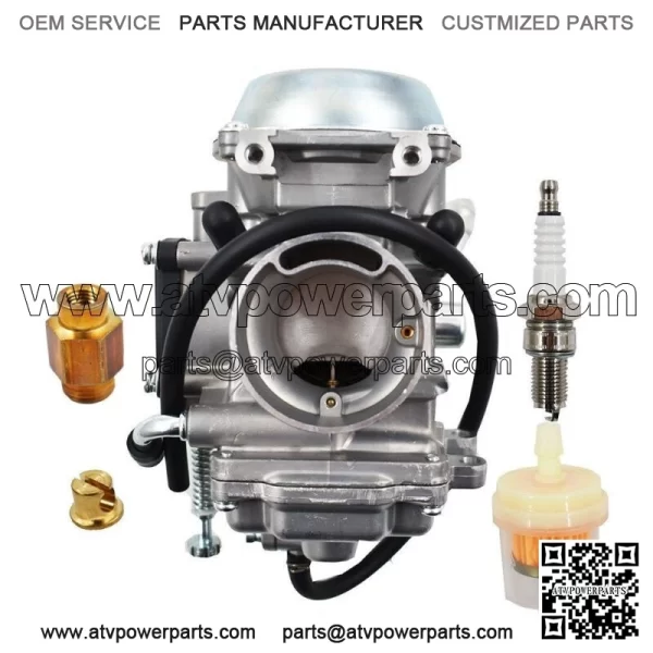 New Carburetor Carb For Suzuki Quad Master QuadMaster 500 LTA500F 4x4 2000-2001 - Image 2