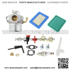 Carburetor W/Gasket Air Filter For Craftsman Tiller Intek 190 6 HP 206 5.5hp Eng
