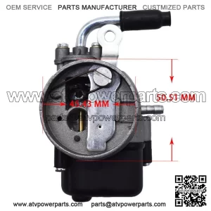 Carburetor For PIAGGIO Ciao PX FL VESPA moped pocket SHA 12/12 DELLORTO Carb