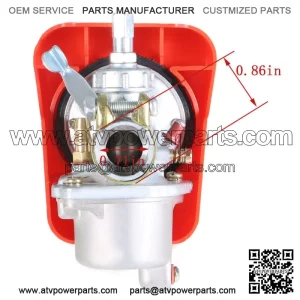 Bike Engine Red Carburetor for 2 Stroke 80cc Bicycle Motorized Engine Kit