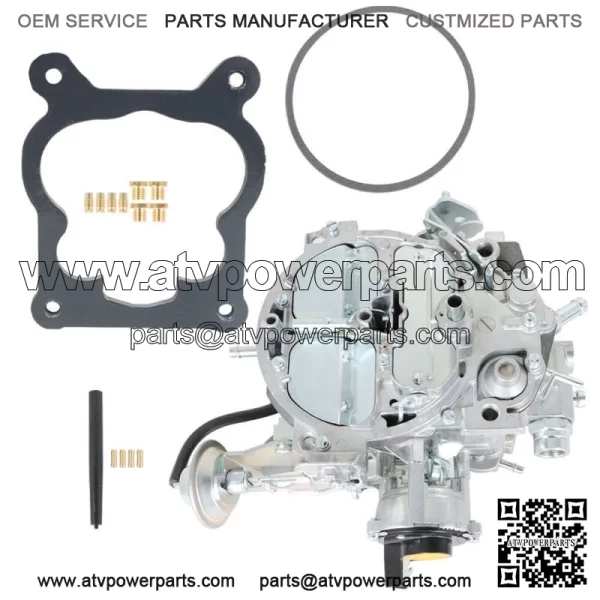4BBL Carburetor For 80-89 1904R Rochester Quadrajet 4MV Vacuum Secondary 750CFM - Image 3