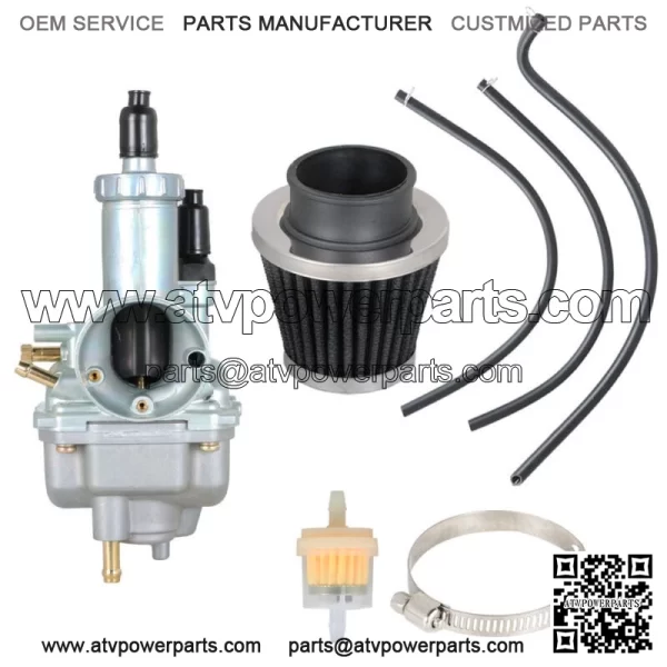 Carburetor & Air Filter For Kawasaki Bayou 250 KLF250A Bayou 220 KLF220A - Image 3