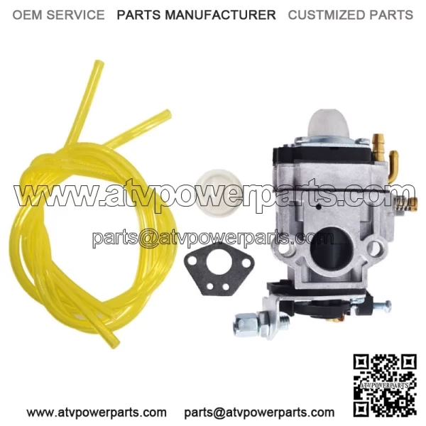 PCV43 For Gas 2 Cycle 43cc Powermate Tiller Motor Parts Carburetor Carb & Gasket - Image 2