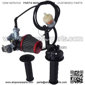 Carburetor & Throttle Cable, Handle Bar, Air Filter For Honda CT90 CT110 Carb