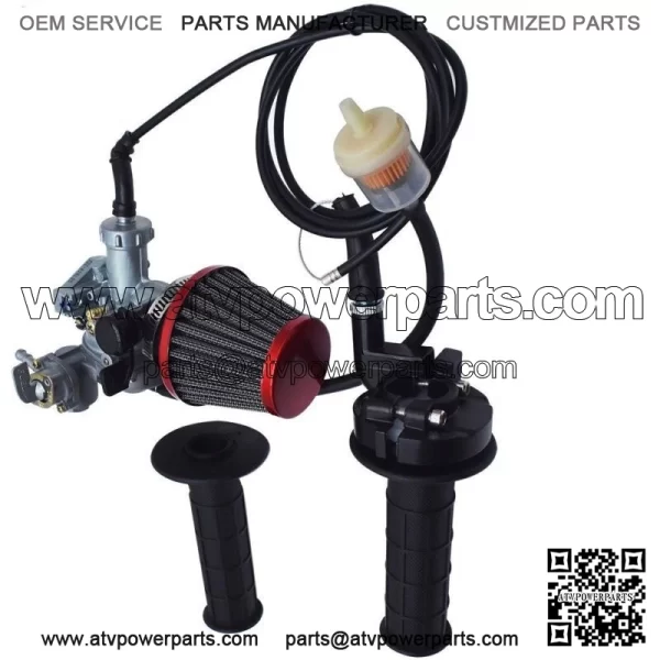 Carburetor & Throttle Cable, Handle Bar, Air Filter For Honda CT90 CT110 Carb