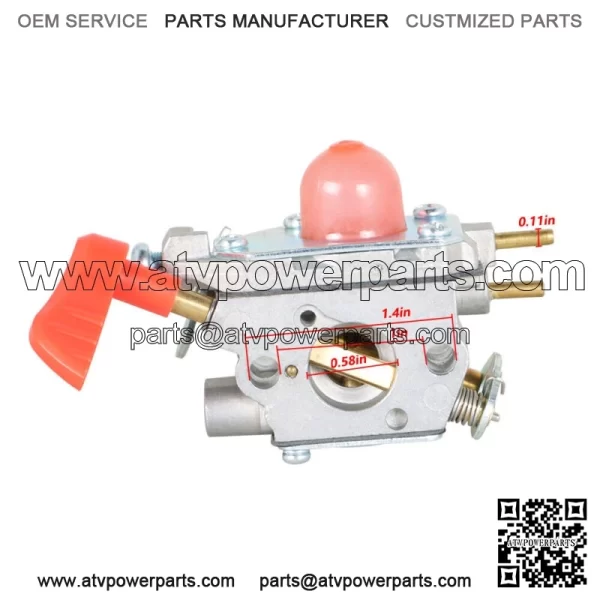 358794703 358794704 Leaf Blower Carburetor Kit For Zama C1U-W43 Poulan VS-3 - Image 3