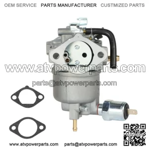 W/ Solenoid Valve Carburetor For John Deere LX178 LX186 LX188 LX277 LX279 LX289