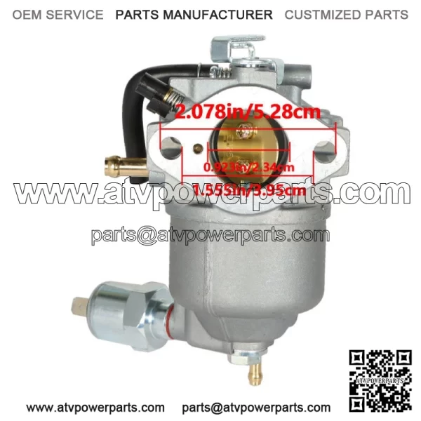 W/ Solenoid Valve Carburetor For John Deere LX178 LX186 LX188 LX277 LX279 LX289 - Image 2