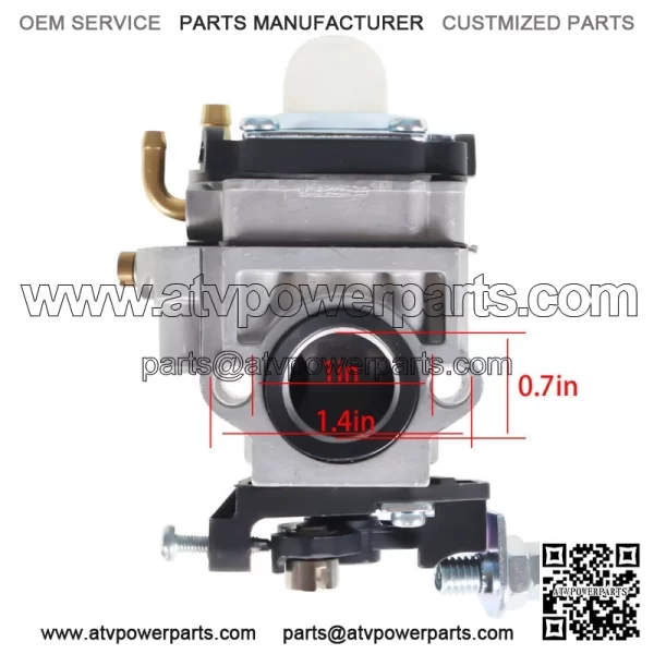 Fits For Carburetor Gas 2Cycle 43cc Powermate PCV43 Tiller Motor Parts Fuel Line - Image 2