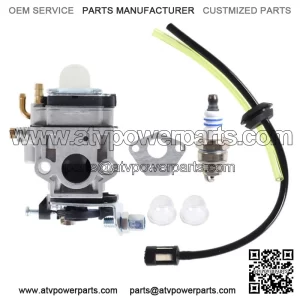 Fits For Gas 2Cycle 43cc Powermate PCV43 Tiller Motor Parts Fuel Line Carburetor