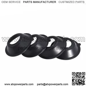 4Pcs Carburetor Slide Diaphragms For Honda Shadow VT750 2000-2007 16111-MEG-003