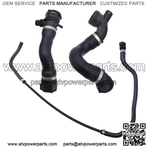 Lower Upper Radiator Coolant Hose+Vent Line Hose Set For BMW 325i 328i 330i