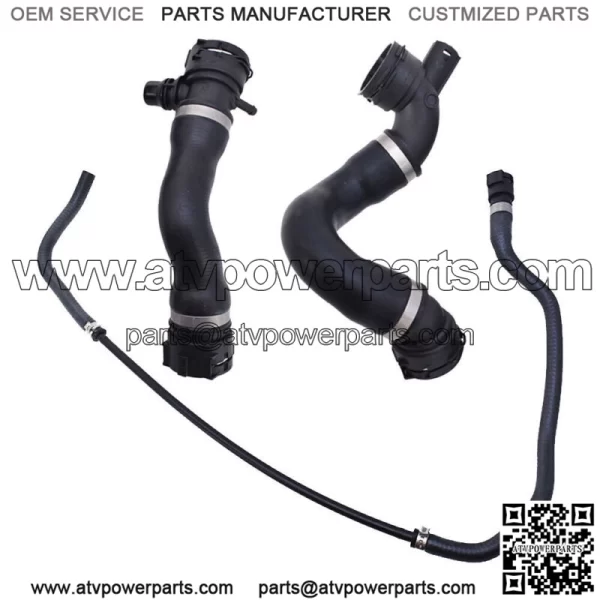 Lower Upper Radiator Coolant Hose+Vent Line Hose Set For BMW 325i 328i 330i