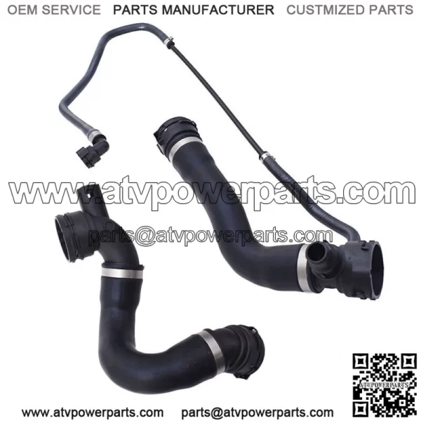 Lower Upper Radiator Coolant Hose+Vent Line Hose Set For BMW 325i 328i 330i - Image 2