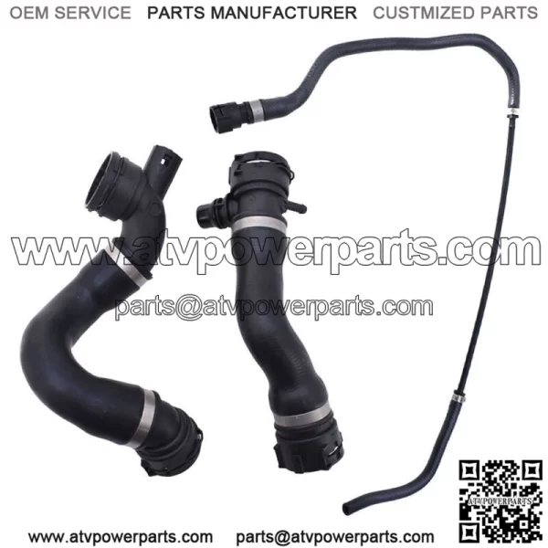 Lower Upper Radiator Coolant Hose+Vent Line Hose Set For BMW 325i 328i 330i - Image 3