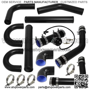 2.5" 63mm Universal Intercooler Pipe Piping Kit + BOV Turbo Blow Off Valve Kit