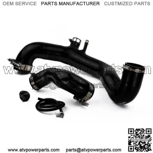 SxS Can Am Maverick X3 R Turbo BLACK Silicone Charge Tubes 2017-2019