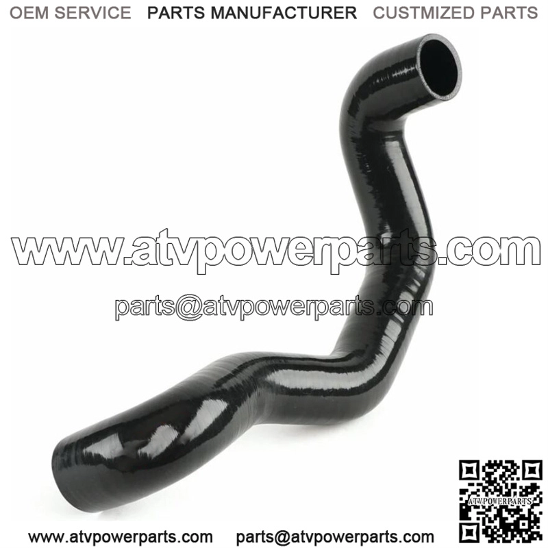 Silicone Charge Boost Tube Black Can Am Maverick X3 RR All Years (For: Can-Am)