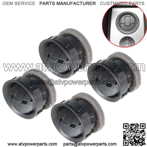 4PCS Dashboard AC Heater Air Vent Louvre For 2009-2014 Ford F150 CL3Z19893EA