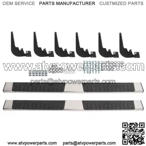 For 2009-2018 Dodge Ram 1500 Crew Cab 6" Side Steps Nerf Bars Running Boards SS