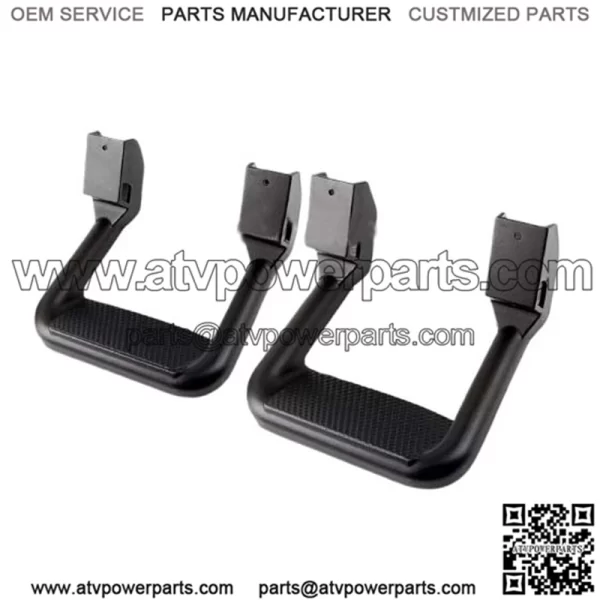 Pickup Aluminum Alloy Footboard 2 Pack #Black