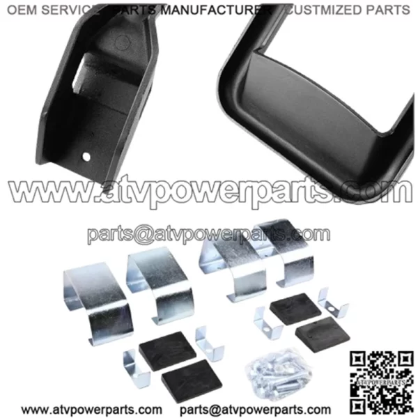Pickup Aluminum Alloy Footboard 2 Pack #Black - Image 3