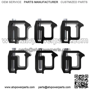 Fixing Clip 6 Pack #Black