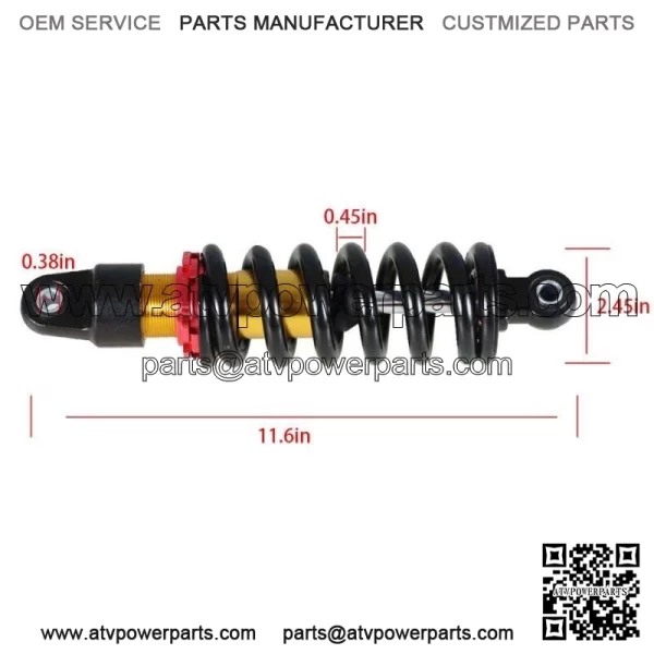 10.5" 270mm Rear Shock Spring For Dirt Pit Bike SDG SSR 50cc 110cc 125cc Scooter - Image 5