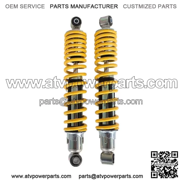 YELLOW 2 Front Coil-Over Shocks For 1987-2006 Yamaha Banshee 350 YFZ350 - Image 2
