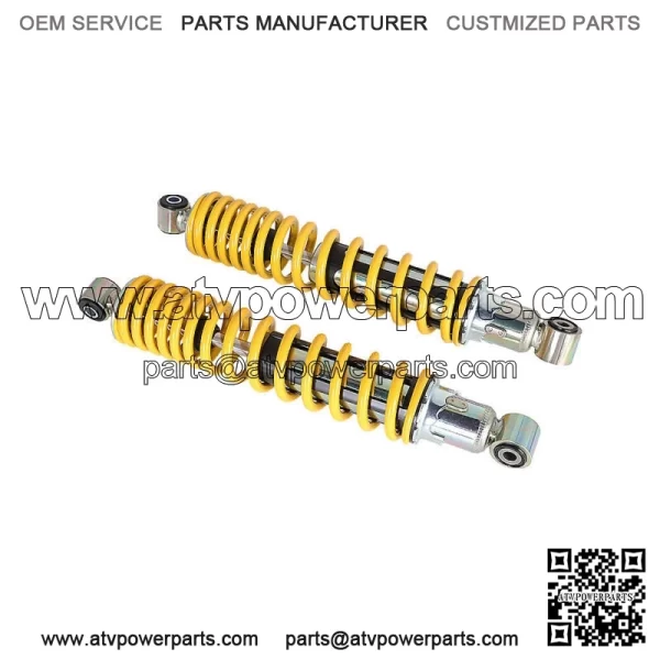 YELLOW 2 Front Coil-Over Shocks For 1987-2006 Yamaha Banshee 350 YFZ350 - Image 3