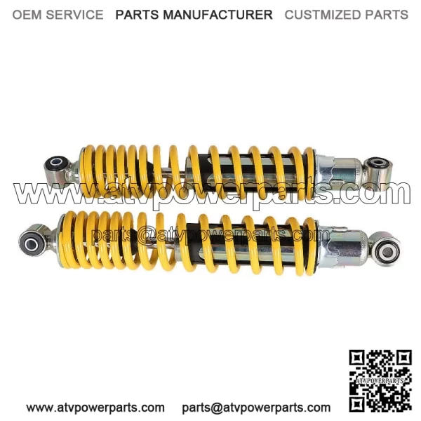 YELLOW 2 Front Coil-Over Shocks For 1987-2006 Yamaha Banshee 350 YFZ350 - Image 4
