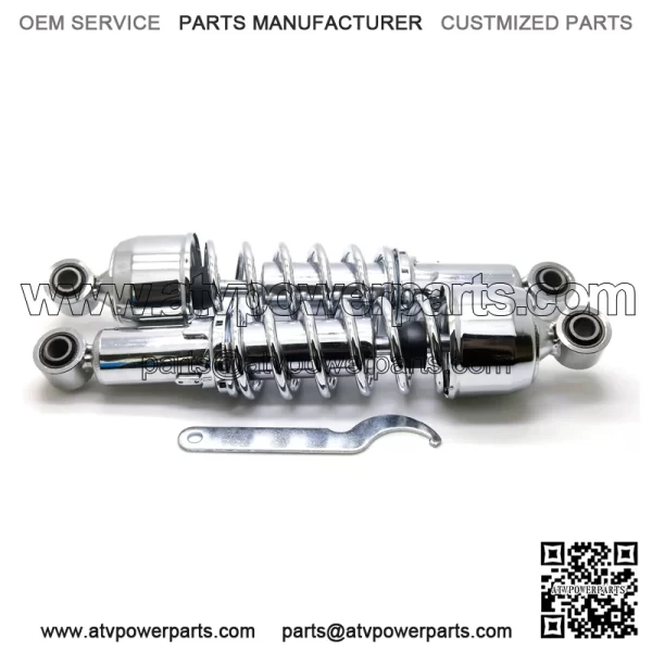 13" Chrome Harley Touring Rear Shock - With Adjustment Wrench