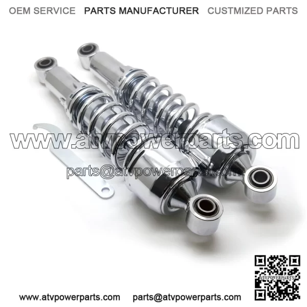 13" Chrome Harley Touring Rear Shock - With Adjustment Wrench - Image 3
