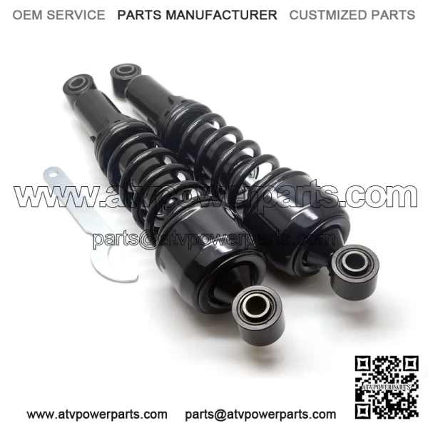 13" Black Harley Touring Rear Shock Absorber - With Adjustment Wrench - Image 3