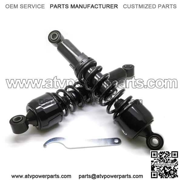 13" Black Harley Touring Rear Shock Absorber - With Adjustment Wrench - Image 5