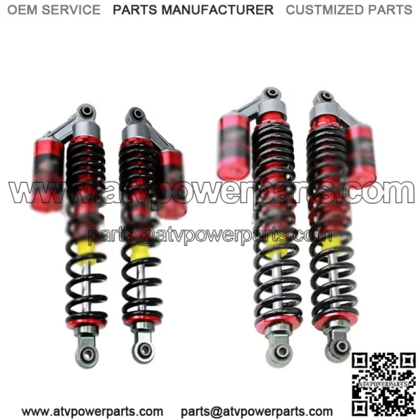 2" LIFT FRONT & REAR GAS SHOCKS ABSORBERS SET FOR POLARIS RANGER RZR 170 UTV