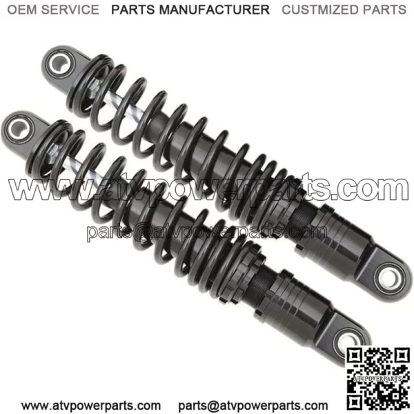 13" Ride-Height Adjustable Shocks Black Harley Davidson Dyna