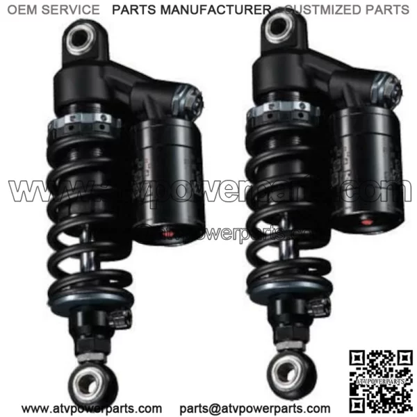 Universal Shicane HLR Twin Shocks 340mm to 350mm Black
