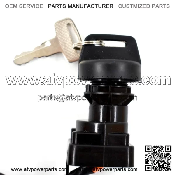 IGNITION KEY SWITCH FOR KAWASAKI BRUTE FORCE 750 4X4i KVF750 2005-2017 - Image 2