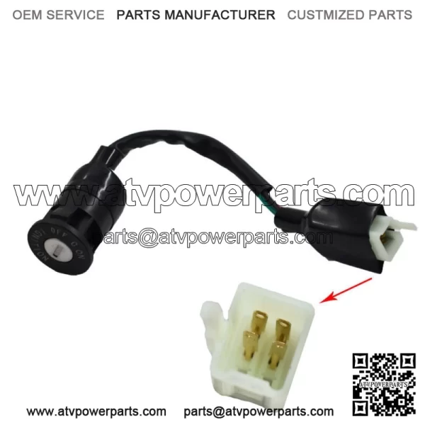 Ignition Key Switch For Polaris Sportsman 90 2001-2014 Outlaw 50 90 110 - Image 5