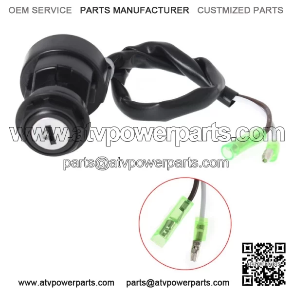 IGNITION KEY SWITCH FOR KAWASAKI BAYOU 300 KLF300 1988-2004 - Image 2