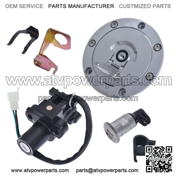 Ignition Switch Fuel Gas Cap Seat Lock For Honda CBR600F4/F4i CBR600RR CBR1100XX