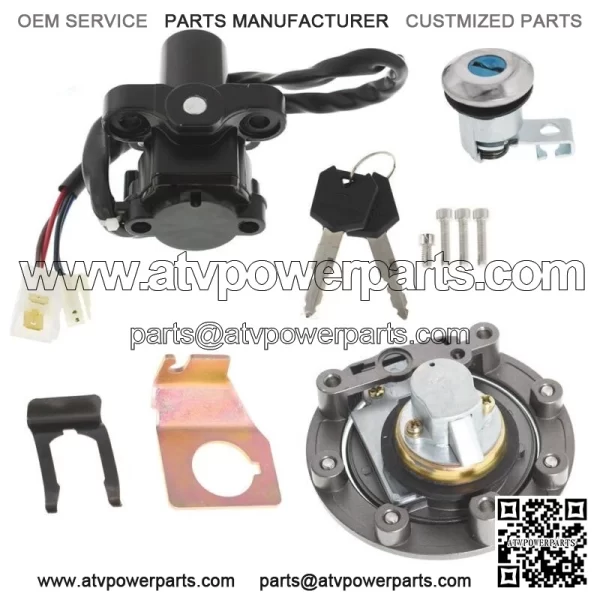 Ignition Switch Gas Cap Lock Key Set For Yamaha R6 2006-2015 FJR1300 2003-2005 - Image 2