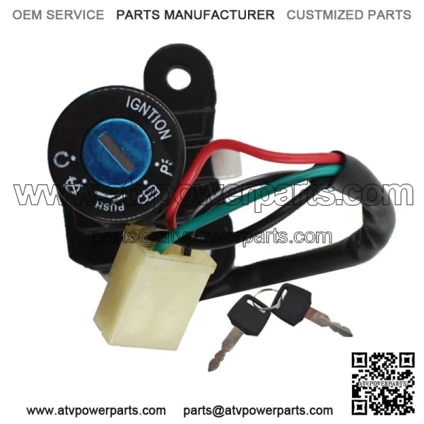 Ignition Switch w/Keys For Suzuki GSF RF 400 GSX 600 750 900 1100 GSXR 750 1100 - Image 3