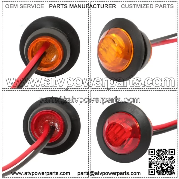 For SXS Kawasaki Mule Teryx 4 Street Legal LED Rocker Switch Turn Signal Kit - Image 4