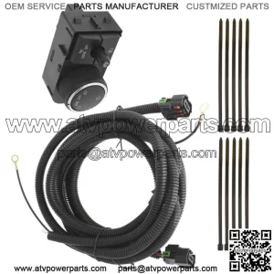 25858705 Fog Light Wiring Harness & Switch For 2007-2013 Chevy Silverado GMC V8