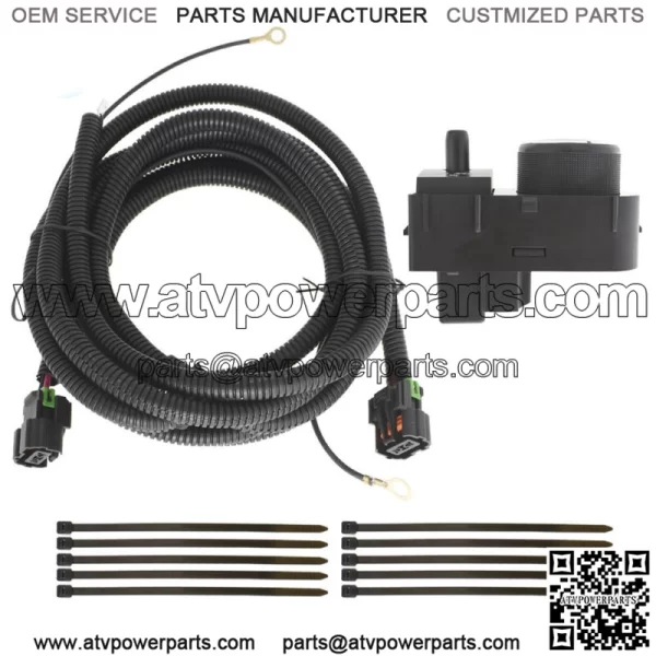 25858705 Fog Light Wiring Harness & Switch For 2007-2013 Chevy Silverado GMC V8 - Image 3
