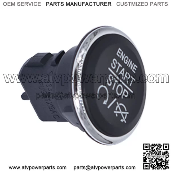 Ignition Start Stop Push Button 1FU931X9AC For 2009-2013 Chrysler Dodge Ram Jeep - Image 2