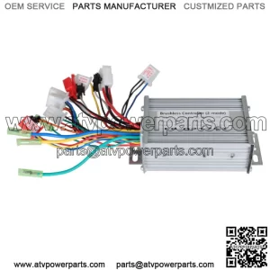 350W DC 36V/48V Electric Bicycle E-bike Scooter Brushless Motor Speed Controller